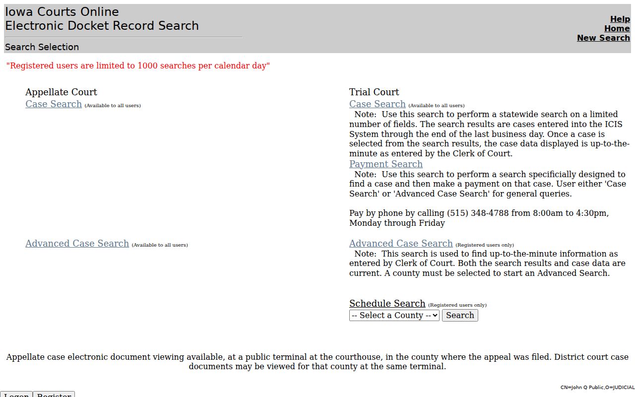 Delaware County warrant records case search