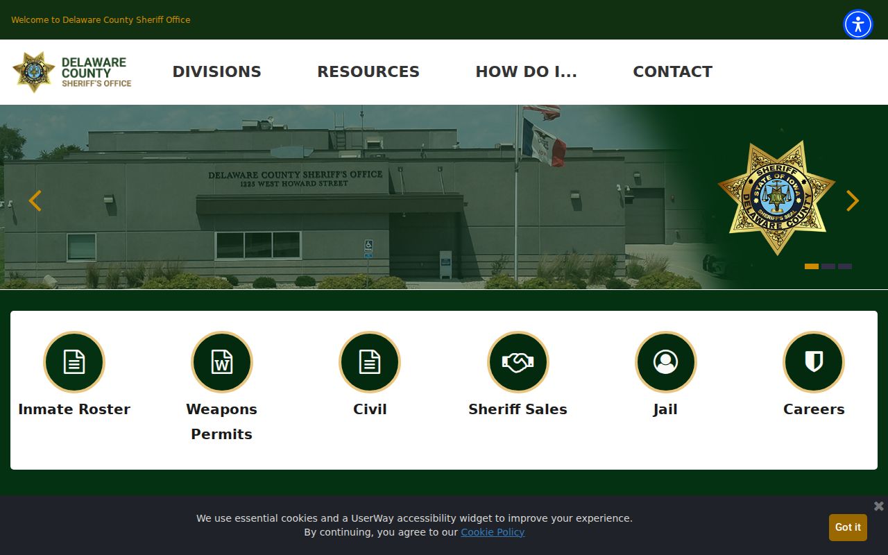 Delaware County sheriff warrant records contacts